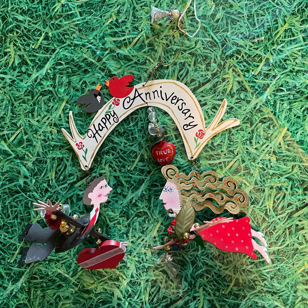 Silvestri Happy Anniversary Ornament
